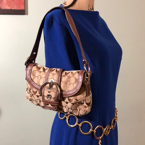 🆕 Coach Leather Trim Bag - Picture 8 of 8